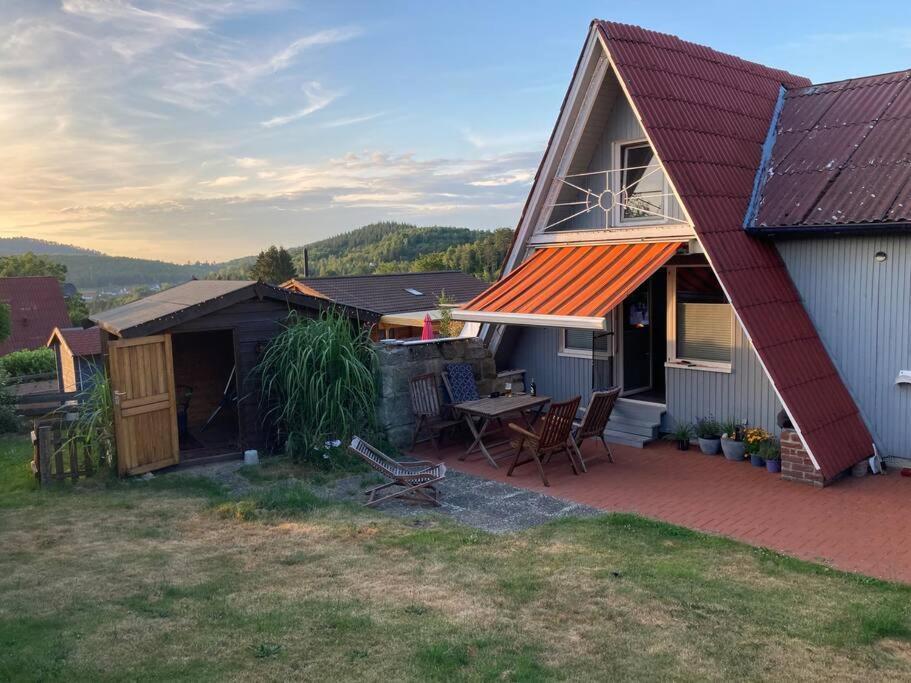 Behagliches Nurdachhaus Im Ferienhausgebiet Langelsheim Exterior photo