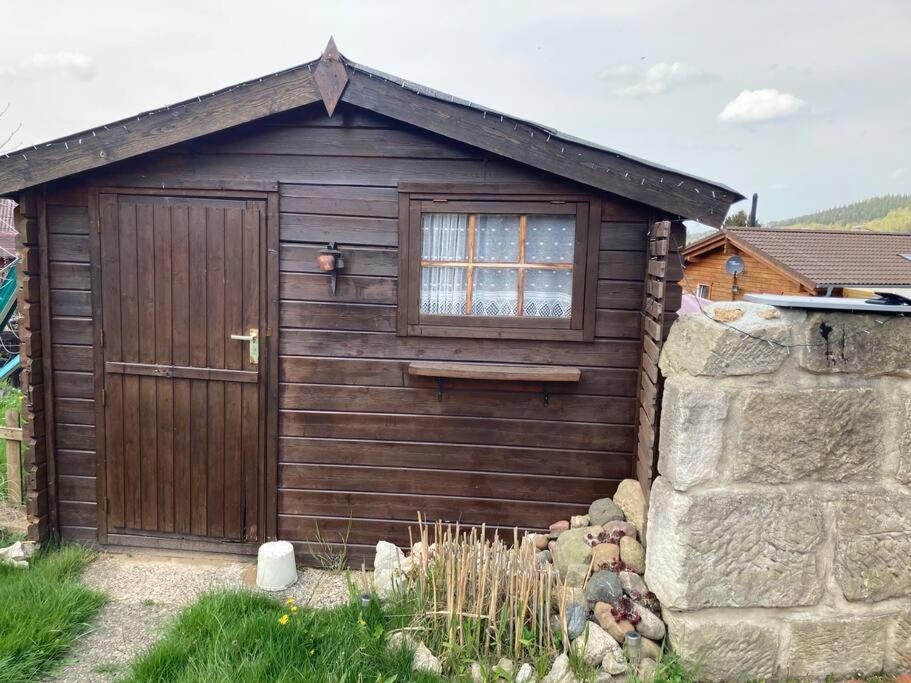 Behagliches Nurdachhaus Im Ferienhausgebiet Langelsheim Exterior photo